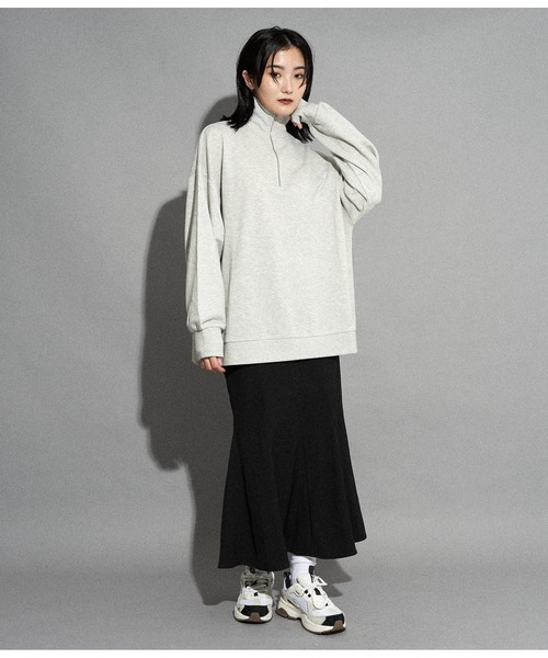 「ANAP」 スウェットカットソー FREE グレー レディース_画像6