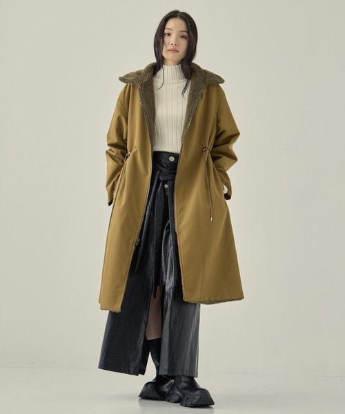 【中古】ヴァシュモン VACHEMENT リサイクルシェルタフタフードコート アウター F カーキ VG-01-705 /YT レディース VACHEMENT コート アウター 「VACHEMENT/ヴァシュモン」リサイクル