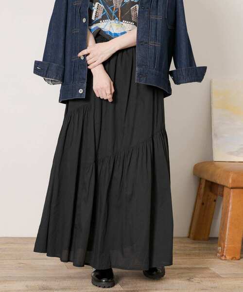 「URBAN RESEARCH Sonny Label」 フレアスカート FREE グリーン レディース_画像8