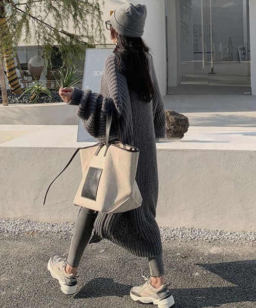 ,カーディガン　ニットカーディガン　ゆるっと.| カーディガン ゆるニットロングカーディガン レディース : ZOZOTOWN