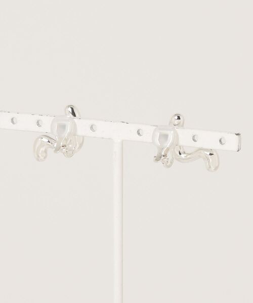 「Soierie」 イヤリング(両耳用) FREE シルバー レディース_画像2