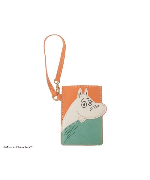 genten（ゲンテン） パスケース MOOMIN collection はみ出しパスケース