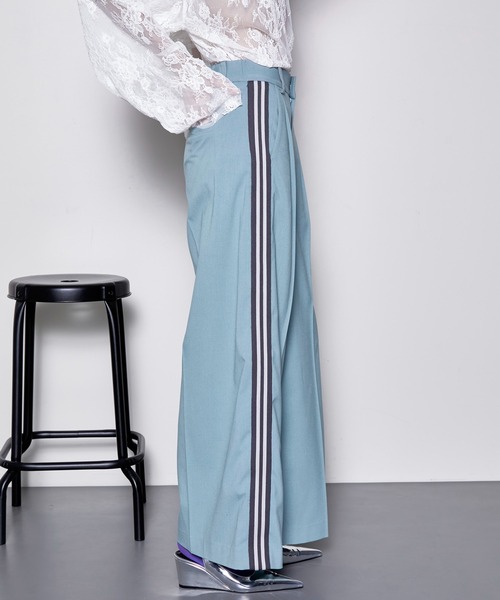 「MAISON SPECIAL」 スラックス 36 グレー レディース_画像9