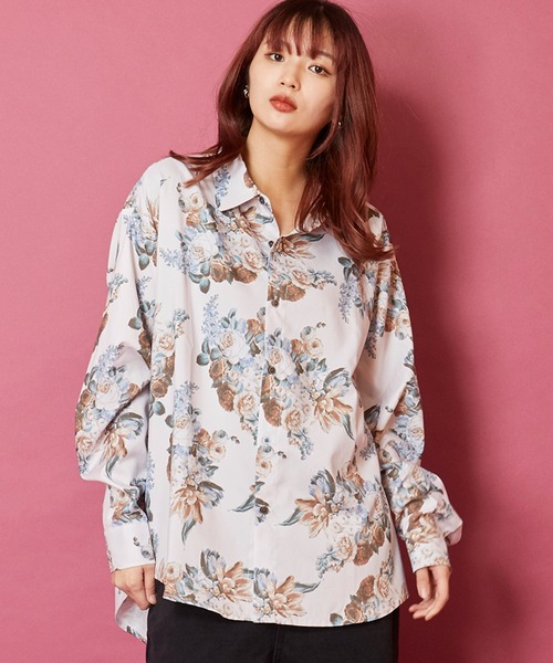 「unrelaxing」 長袖シャツ FREE ブラック系その他6 メンズ_画像8