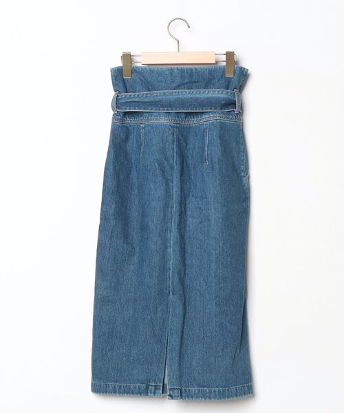 「CURRENTAGE」 デニムスカート S ブルー レディース_画像2