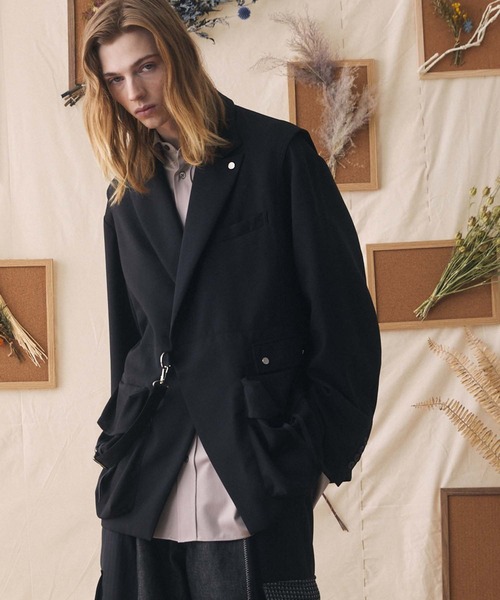 MAISON SPECIAL（メゾンスペシャル） テーラードジャケット 2 ブラック