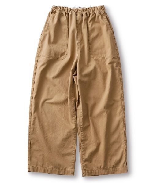 「Sunny clouds」 チノパンツ 3L ベージュ レディース_画像4