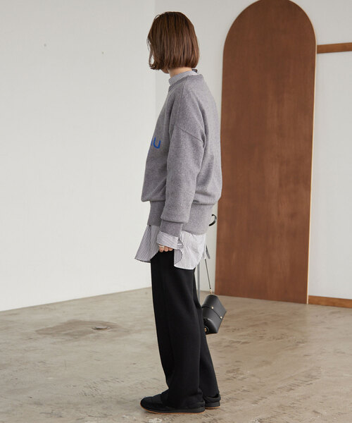 「SLOBE IENA」 イージーパンツ 36 ブラック レディース_画像4