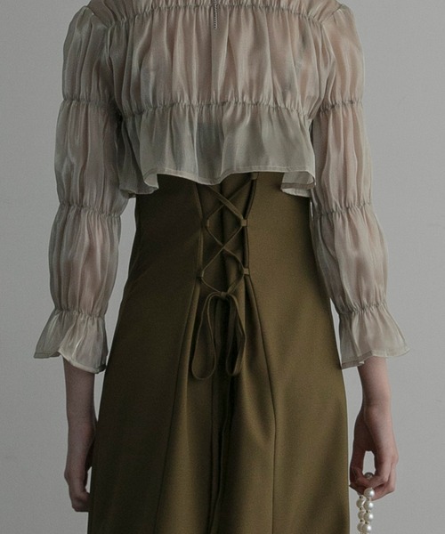 BONLECILL noir コンビワンピース FREE ラベンダー レディース