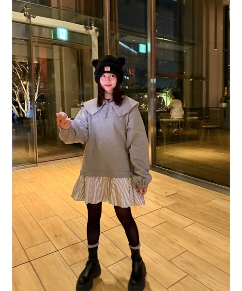 jumelle ジュメロ　エンブレムパーカー JUMELLE（ジュメロ） パーカー ドッキングセーラースウェット