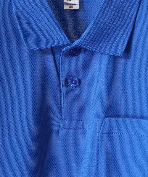 「BEES BEAM」 長袖ポロシャツ S ブラック メンズ_画像4