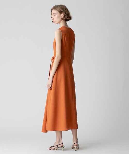 「allureville」 ノースリーブワンピース 1 ベージュ レディース_画像4