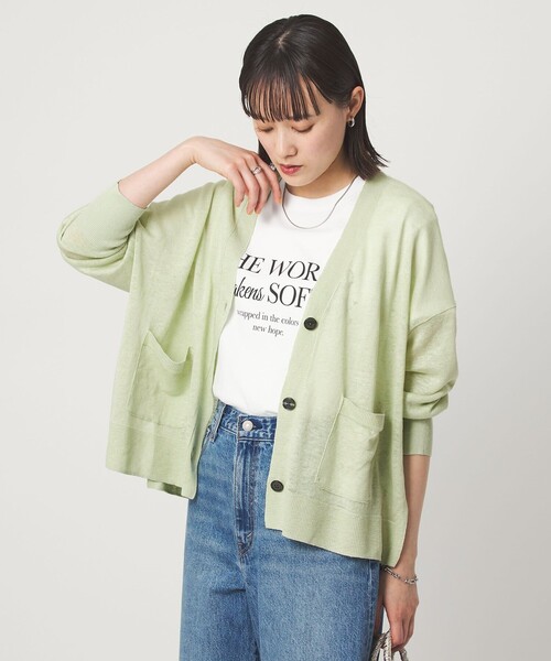 green label relaxing カーディガン green label relaxing（グリーンレーベルリラクシング） カーディガン