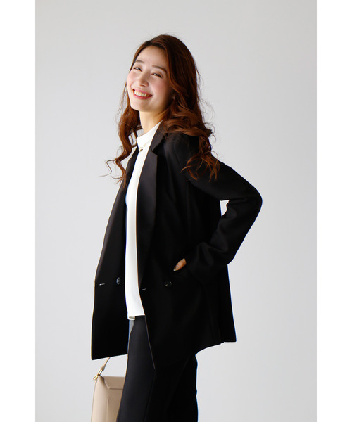 「Ehre style」 テーラードジャケット FREE ブラック レディース_画像2