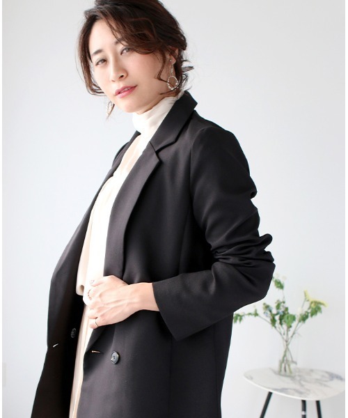「Ehre style」 テーラードジャケット FREE ブラック レディース_画像5