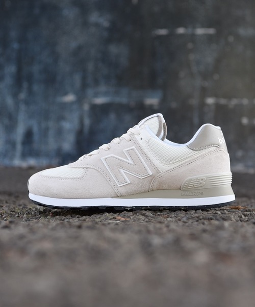 「New Balance」 ローカットスニーカー 28.0cm ライトグレー メンズ_画像3