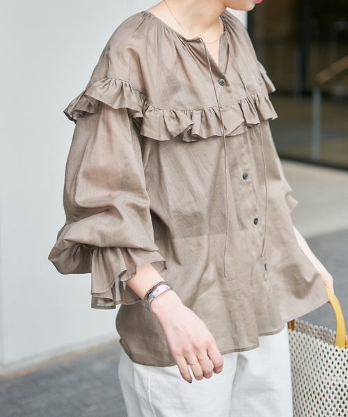 Spick＆Span（スピック アンド スパン） ブラウス シャツ コットン