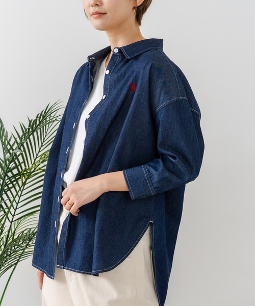 U.S. POLO ASSN.（ユーエスポロアッスン） ブラウス シャツ 「U.S.