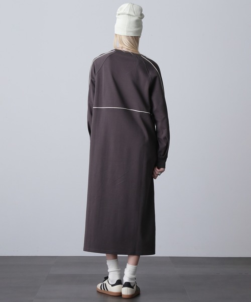 「ROSE BUD」 長袖ワンピース ONE SIZE カーキ レディース_画像4