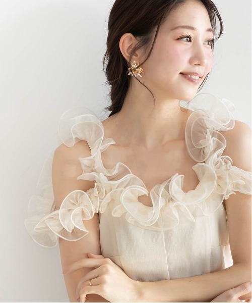 「RANDA」 キャミソールワンピース 0 アイボリー レディース_画像2