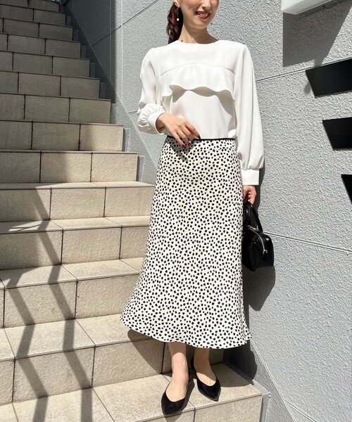 「NOLLEY'S」 長袖ブラウス 36 ブラック レディース_画像8