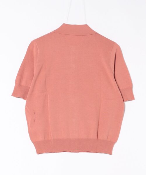 「FRED PERRY」 半袖ニット 10 ピンク レディース_画像2