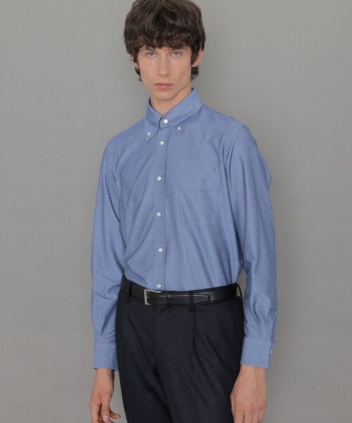 Macintoshロンドン雑誌掲載長袖シャツ MACKINTOSH LONDON（マッキントッシュ ロンドン） 長袖シャツ M ブルー