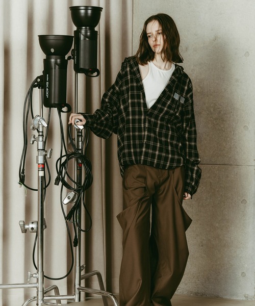 Knuth Marf（クヌースマーフ） ブラウス シャツ hooded over shirts
