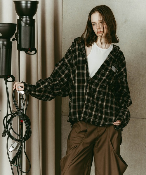 Knuth Marf（クヌースマーフ） ブラウス シャツ hooded over shirts
