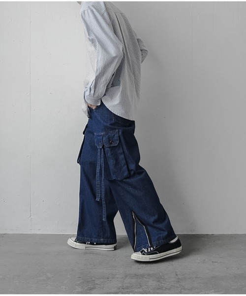 「Casper John」 デニムパンツ SMALL ブルー メンズ_画像7
