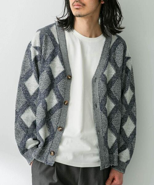 URBAN RESEARCH Sonny Label ニットカーディガン MEDIUM オフホワイト 