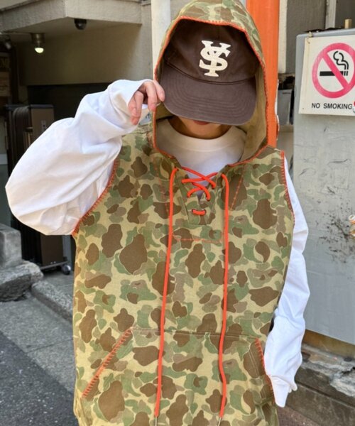 SOUNDSGOOOOD（サウンズグッド） ベスト ジレ 「SOUNDS GOOOOD」カモ柄