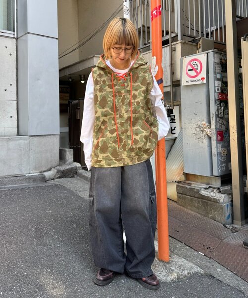 SOUNDSGOOOOD（サウンズグッド） ベスト ジレ 「SOUNDS GOOOOD」カモ柄