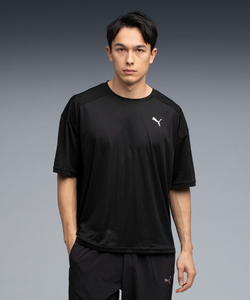 藤枝東 トレーニングシャツ ブラック プーマ PUMA（プーマ） tシャツ メンズ トレーニング フレックス 半袖 Tシャツ