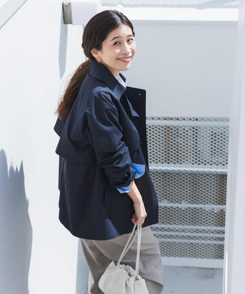 アーバンリサーチ 撥水ノーカラーショートトレンチコート URBAN RESEARCH Sonny Label（アーバンリサーチサニーレーベル）の「撥