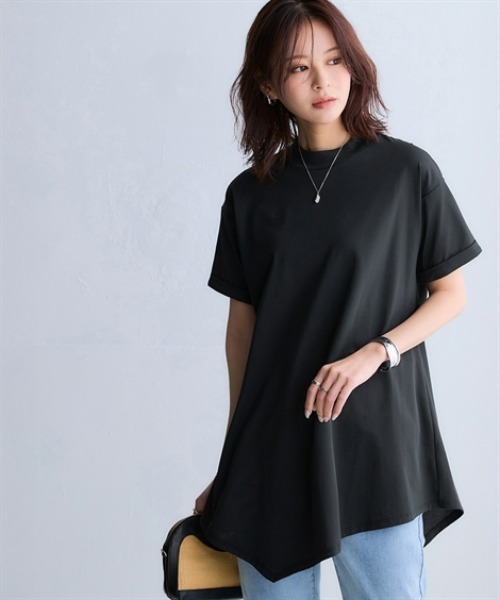 ニッセン（nissen） tシャツ 半袖 きちんと見え汗染みしにくい綿混イ