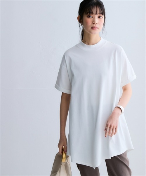 ニッセン（nissen） tシャツ 半袖 きちんと見え汗染みしにくい綿混イ