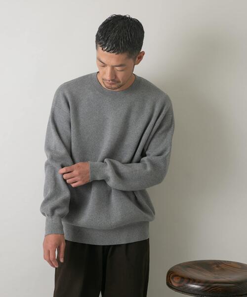 「URBAN RESEARCH ROSSO MEN」 長袖ニット MEDIUM ブルー メンズ_画像7