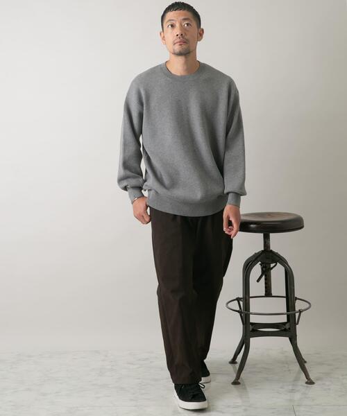 「URBAN RESEARCH ROSSO MEN」 長袖ニット MEDIUM ブルー メンズ_画像8