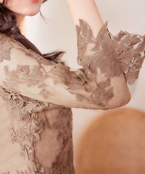 Cinderella（シンデレラ） 長袖ワンピース X-LARGE ブルー レディース