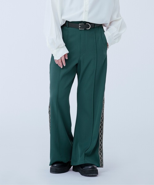 「Ellno Loset」 パンツ MEDIUM ブラック メンズ_画像2