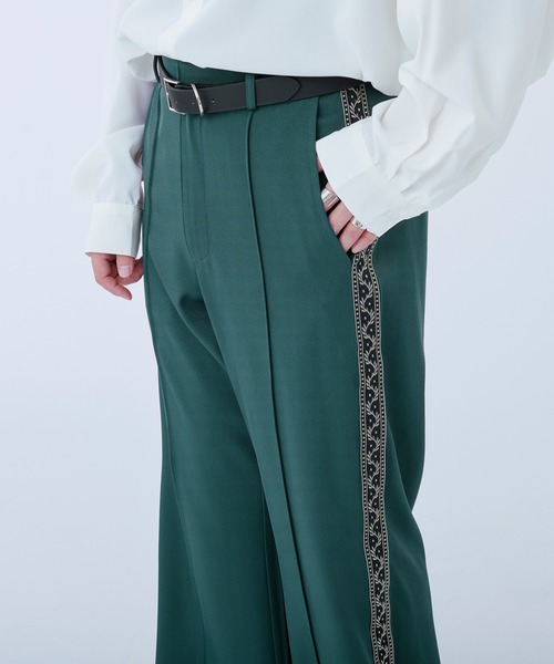 「Ellno Loset」 パンツ MEDIUM ブラック メンズ_画像3