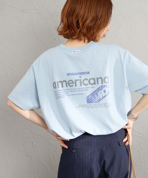 AMERICANA（アメリカーナ） tシャツ バックプリントTシャツ