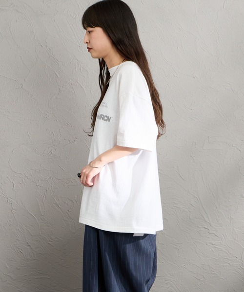 AMERICANA バックプリント Tシャツ ホワイト AMERICANA（アメリカーナ） tシャツ バックプリントTシャツ