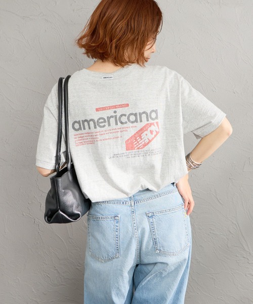 AMERICANA（アメリカーナ） tシャツ バックプリントTシャツ