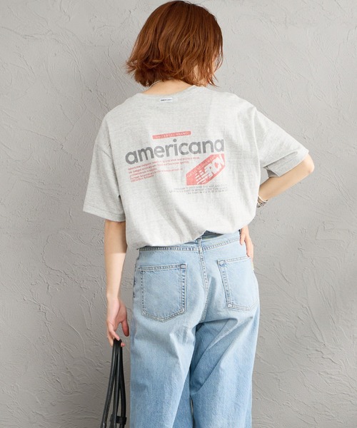 AMERICANA（アメリカーナ） tシャツ バックプリントTシャツ