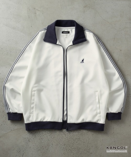 「KANGOL」 ブルゾン「Anchor Smithコラボ」 L ネイビー メンズ_画像2