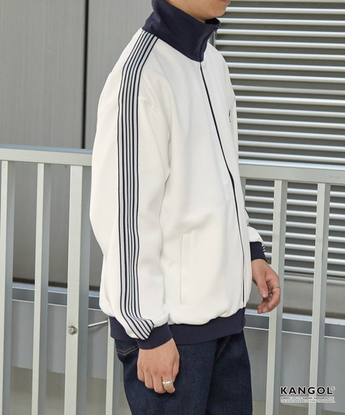 「KANGOL」 ブルゾン「Anchor Smithコラボ」 L ネイビー メンズ_画像8