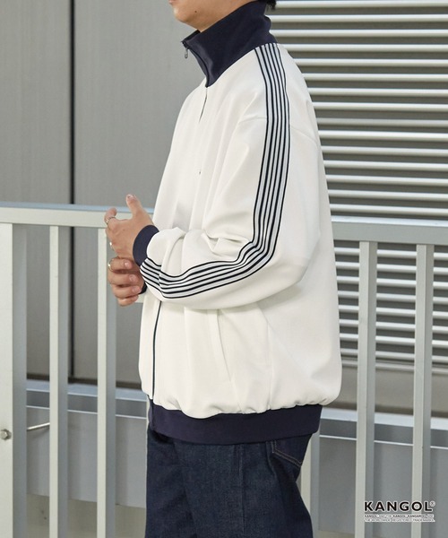 「KANGOL」 ブルゾン「Anchor Smithコラボ」 L ネイビー メンズ_画像9