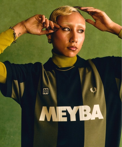 ポロシャツ Meyba Cut And Sew Polo Shirt／メイバカットソーポロシャツ メンズ レディース